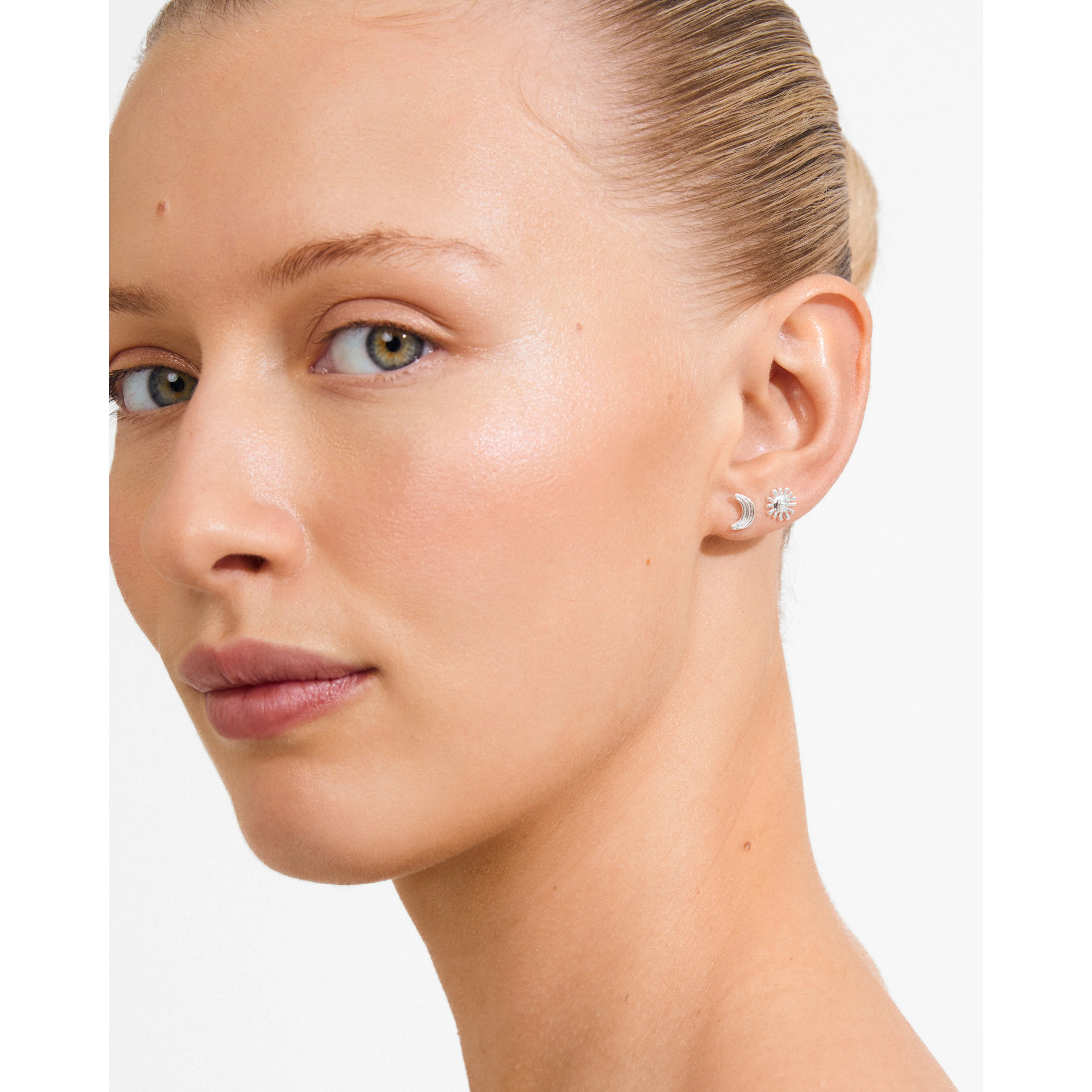 PILGRIM - MISHA EARRINGS SILVER