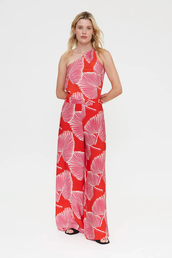 COMPANIA FANTASTICA - PALM TREE PRINT TOP