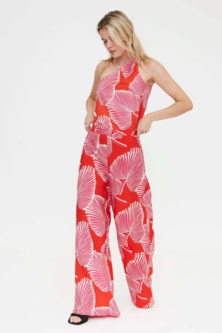COMPANIA FANTASTICA - PALM TREE PRINT TOP