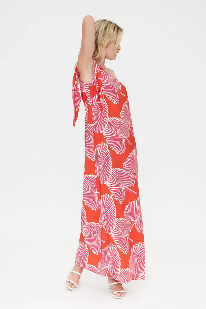 COMPANIA FANTASTICA - PALM TREE LONG DRESS