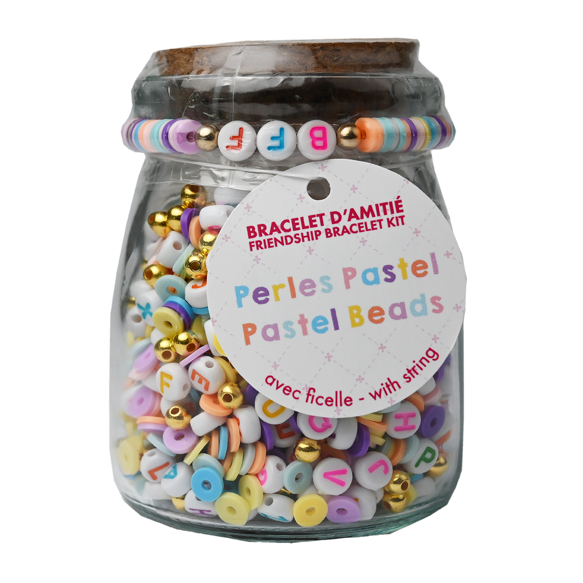 DIY BEAD JAR PASTEL