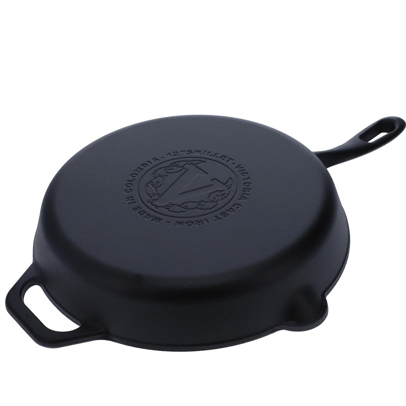 VICTORIA - SKILLET 12" SEASONED