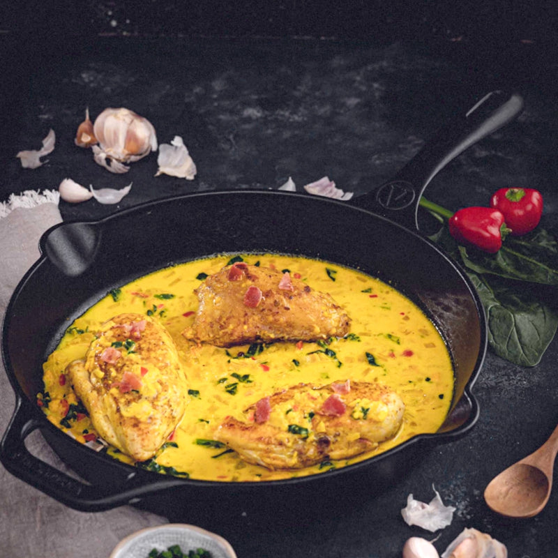 VICTORIA - SKILLET 12" SEASONED