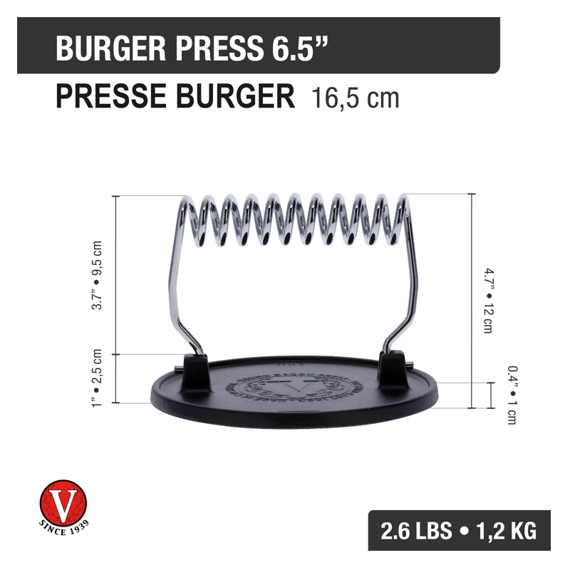 VICTORIA - BURGER PRESS SEASONED