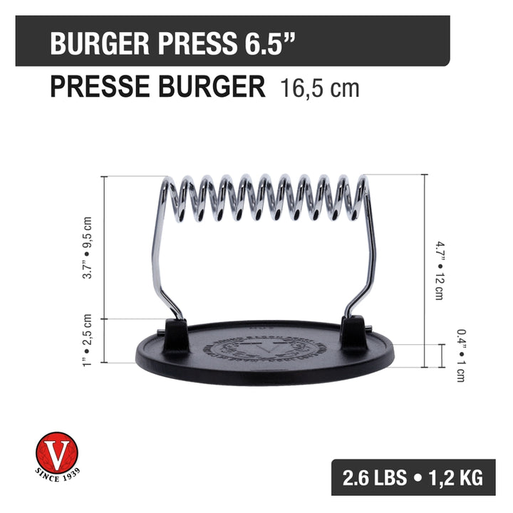 VICTORIA - BURGER PRESS SEASONED