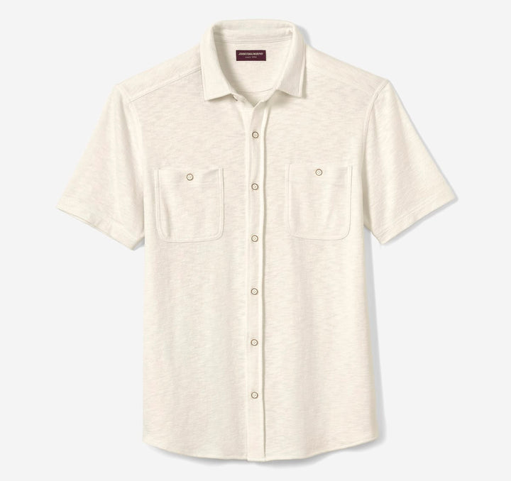 JOHNSTON & MURPHY - RILEY SHORT-SLEEVE KNIT SHIRT