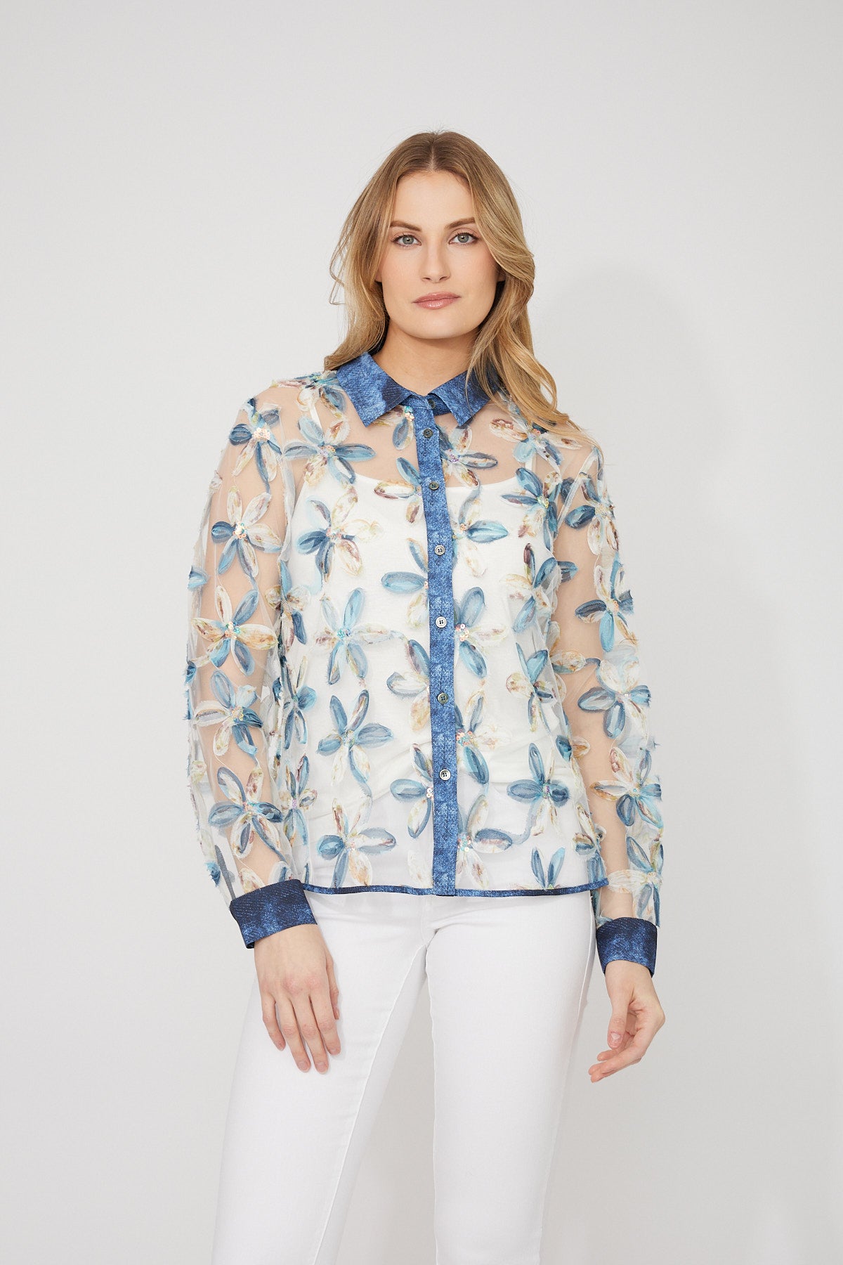 FRANK LYMAN - WOVEN BLOUSE