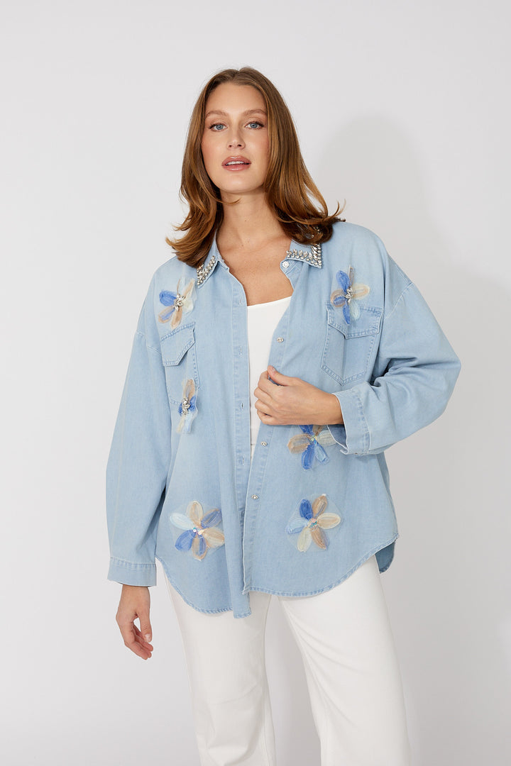 FRANK LYMAN - WOVEN BLOUSE