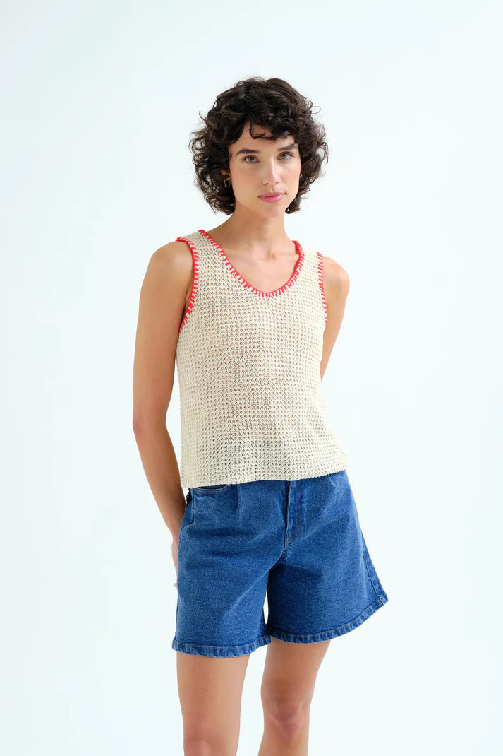 COMPANIA FANTASTICA - KNIT TOP