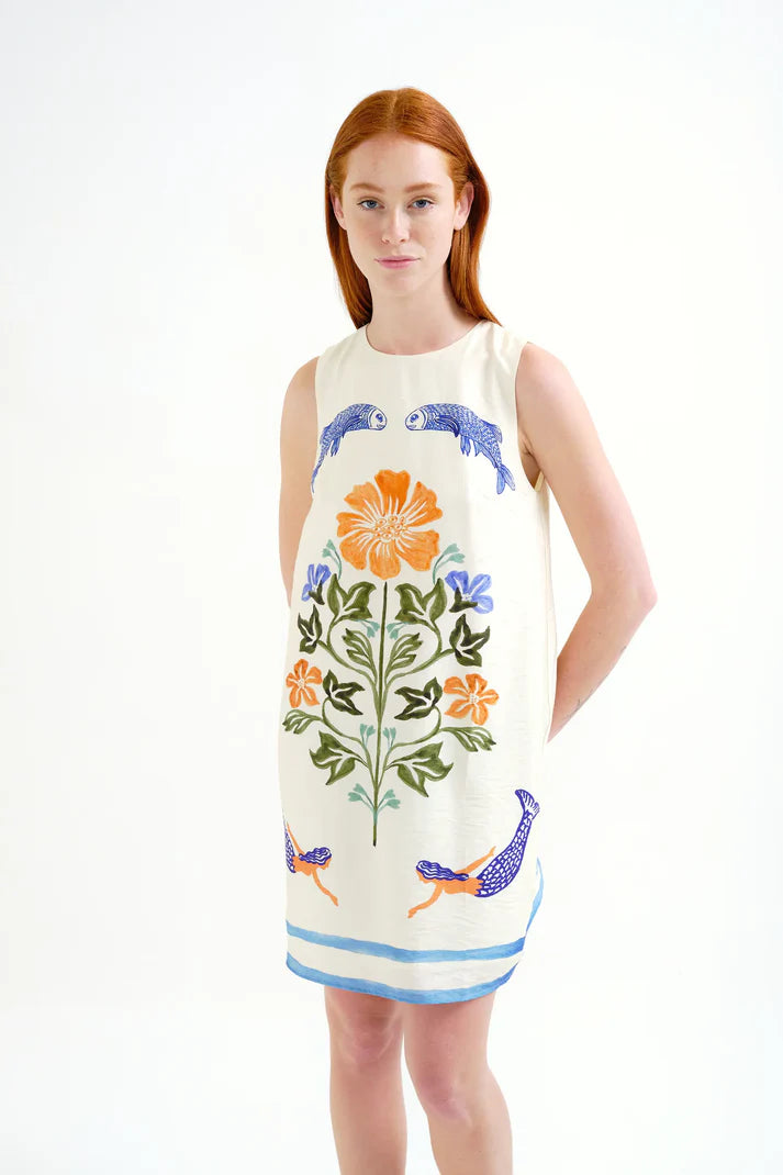 COMPANIA FANTASTICA - PALM & MERMAID DRESS