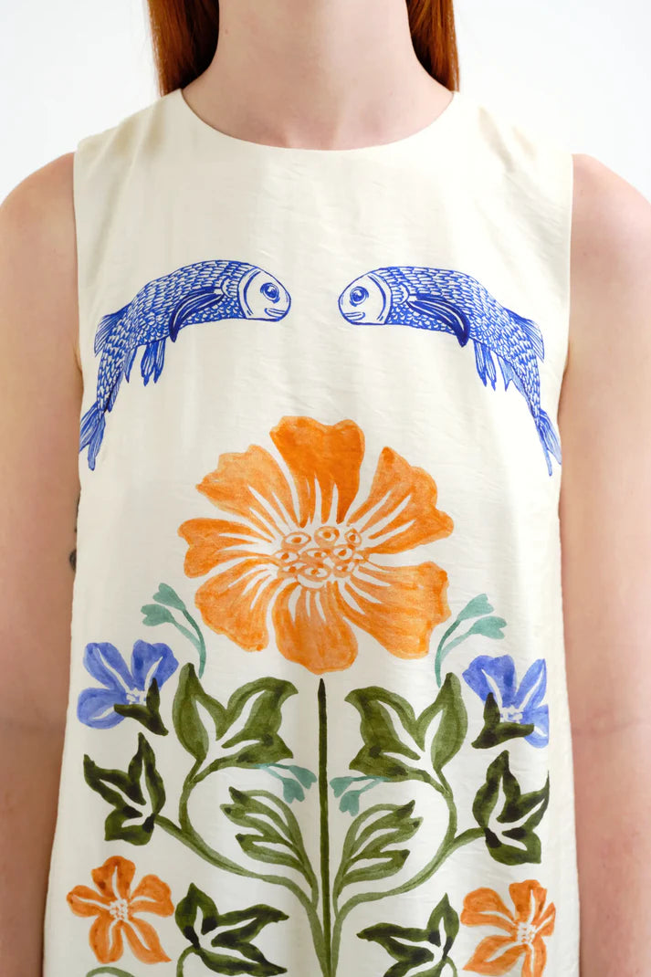 COMPANIA FANTASTICA - PALM & MERMAID DRESS