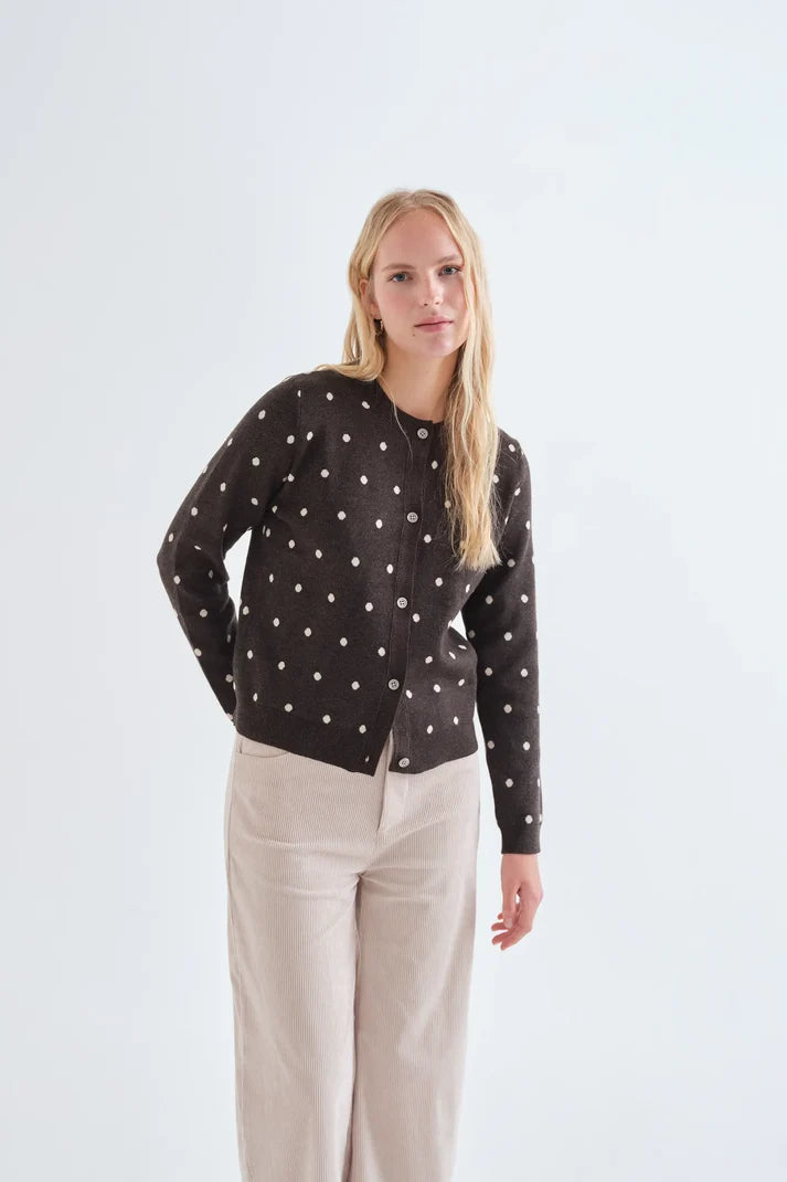 COMPANIA FANTASTICA - SMALL DOTS CARDIGAN