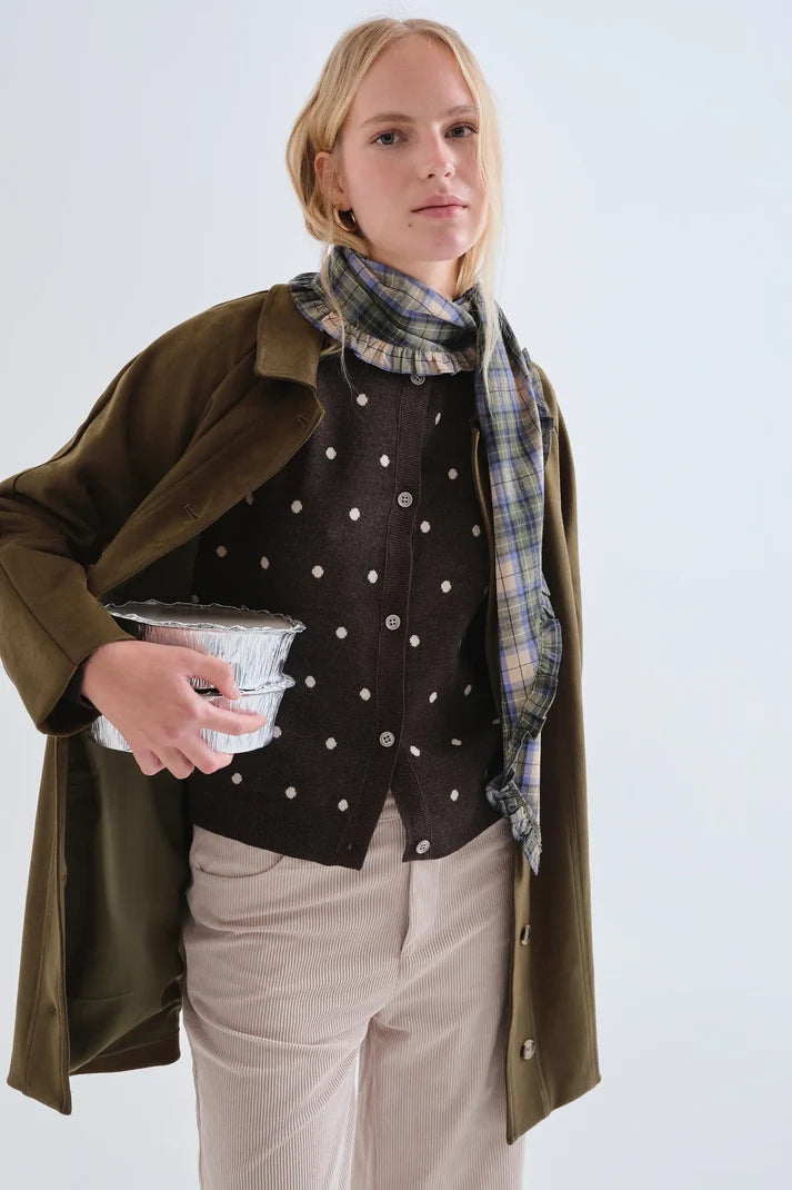 COMPANIA FANTASTICA - SMALL DOTS CARDIGAN