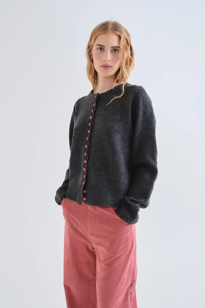 COMPANIA FANTASTICA - MINI BUTTON CARDIGAN