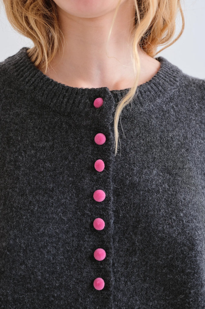 COMPANIA FANTASTICA - MINI BUTTON CARDIGAN