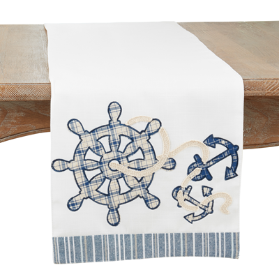 SARO- HELM AND ANCHOR TABLE RUNNER