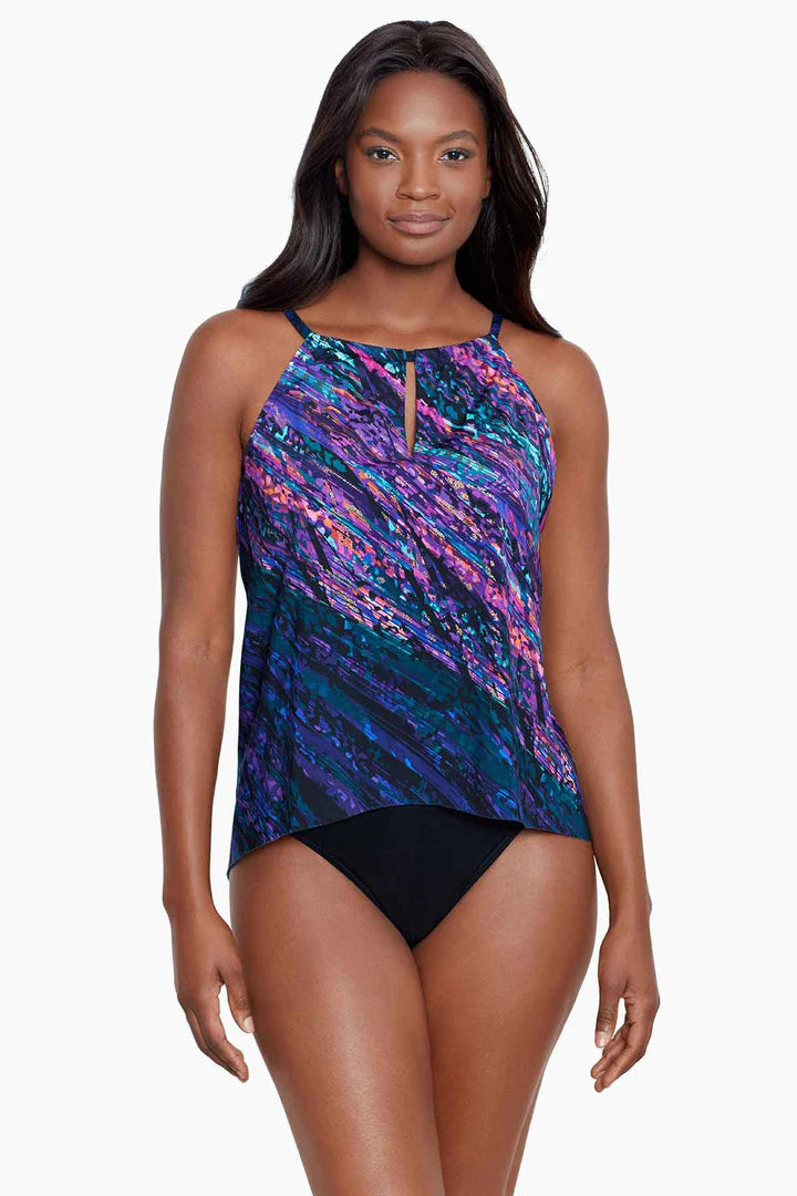 MIRACLESUIT- WOMENS PEEPHOLE TANKINI