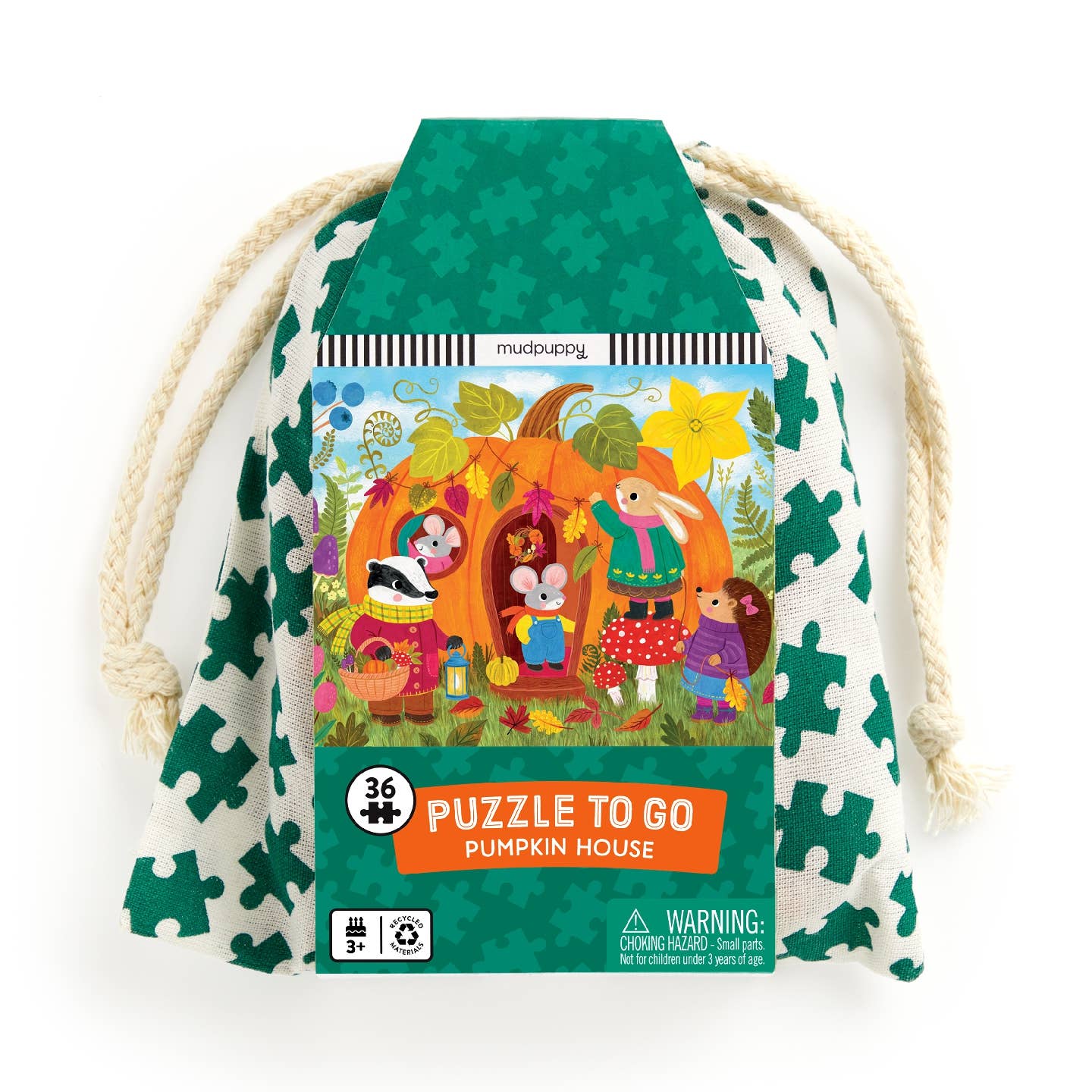 Pumpkin House 36 Piece Puzzle to Go