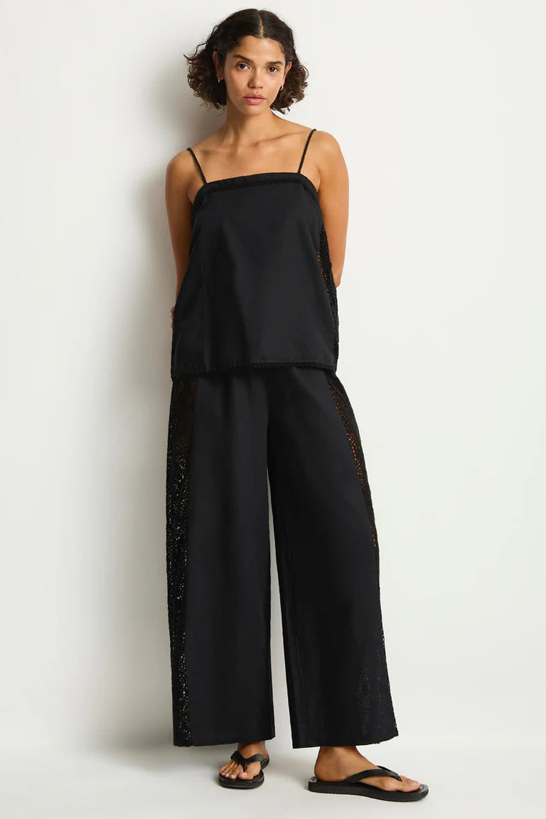 SEA LEVEL - SHORE LINEN PANELLED SHIFT
CAMI TOP