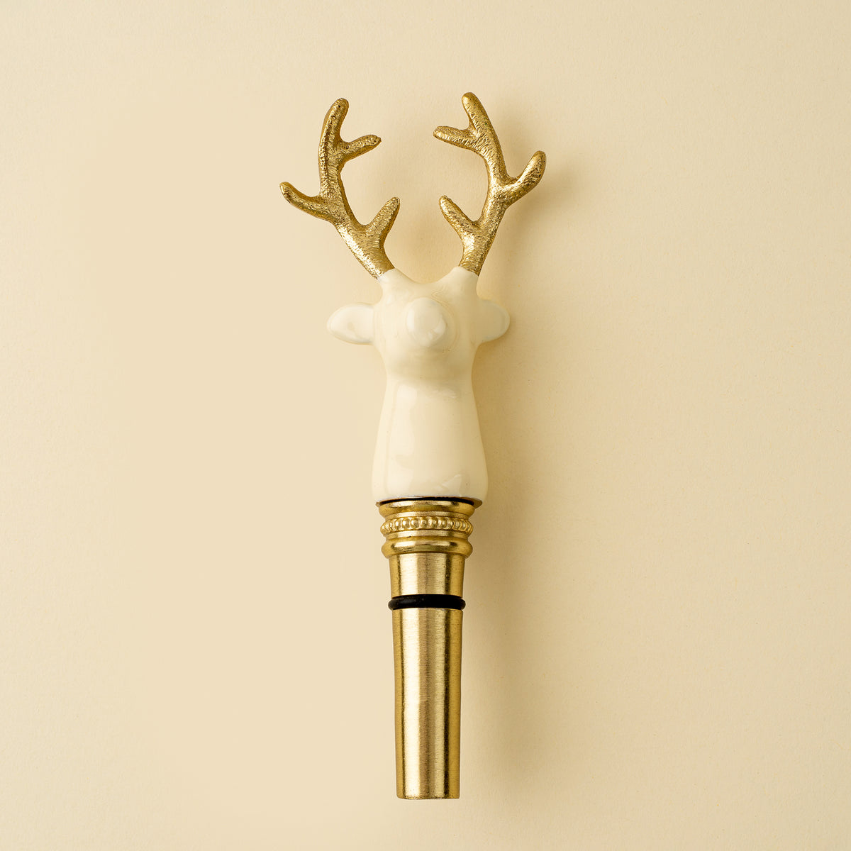 INDABA - GILDED STAG BOTTLE STOPPER