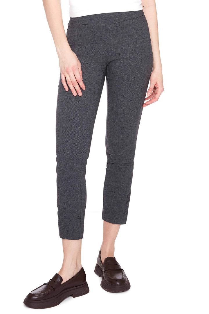 UP! PANTS-  WOMEN'S MIST TECHNO BUTTON VENT ANKLE PANT