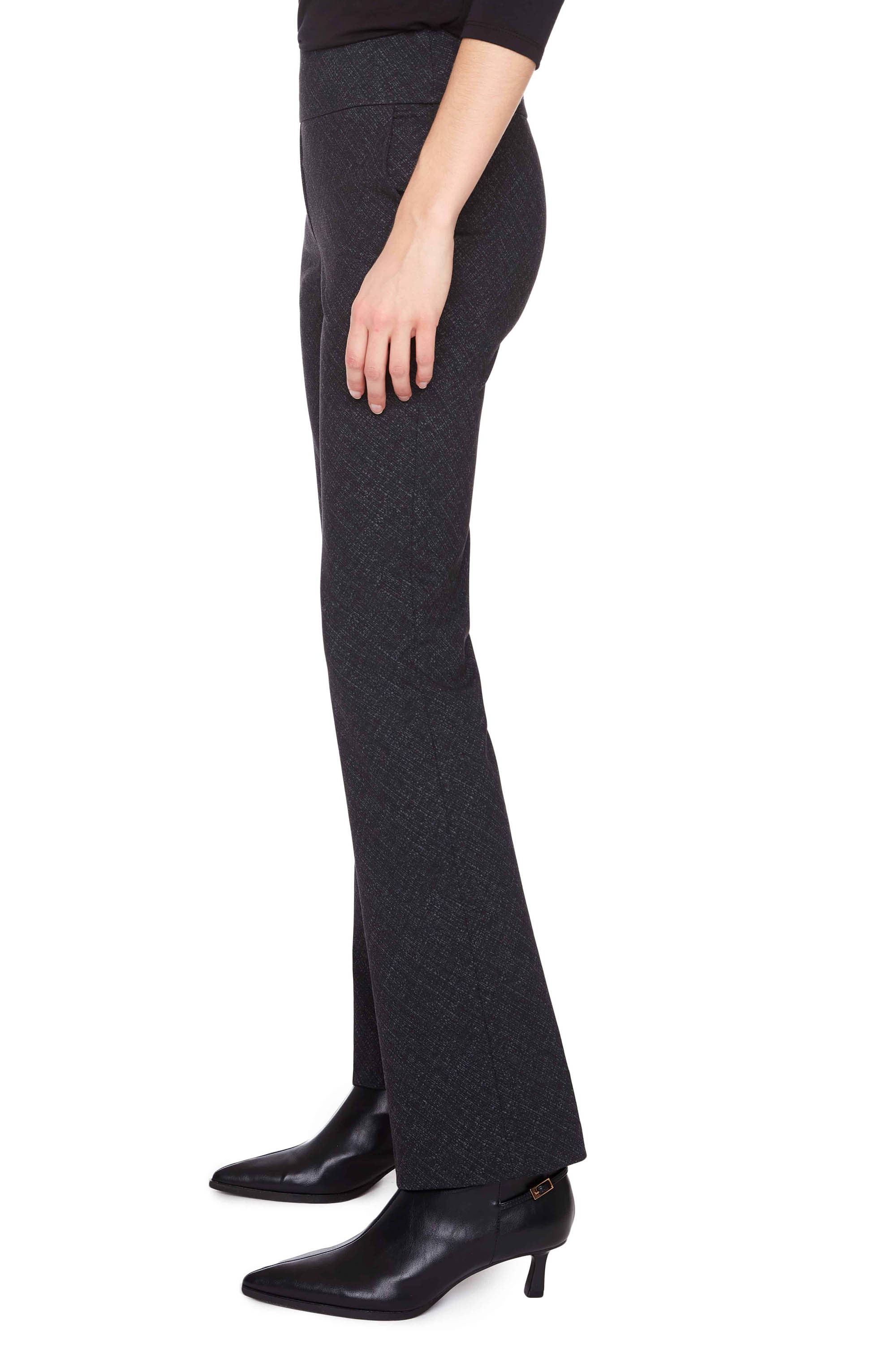 UP! PANT- WOMEN'S CHAR PRINT HEAVY PONTE BOOTCUT PANT