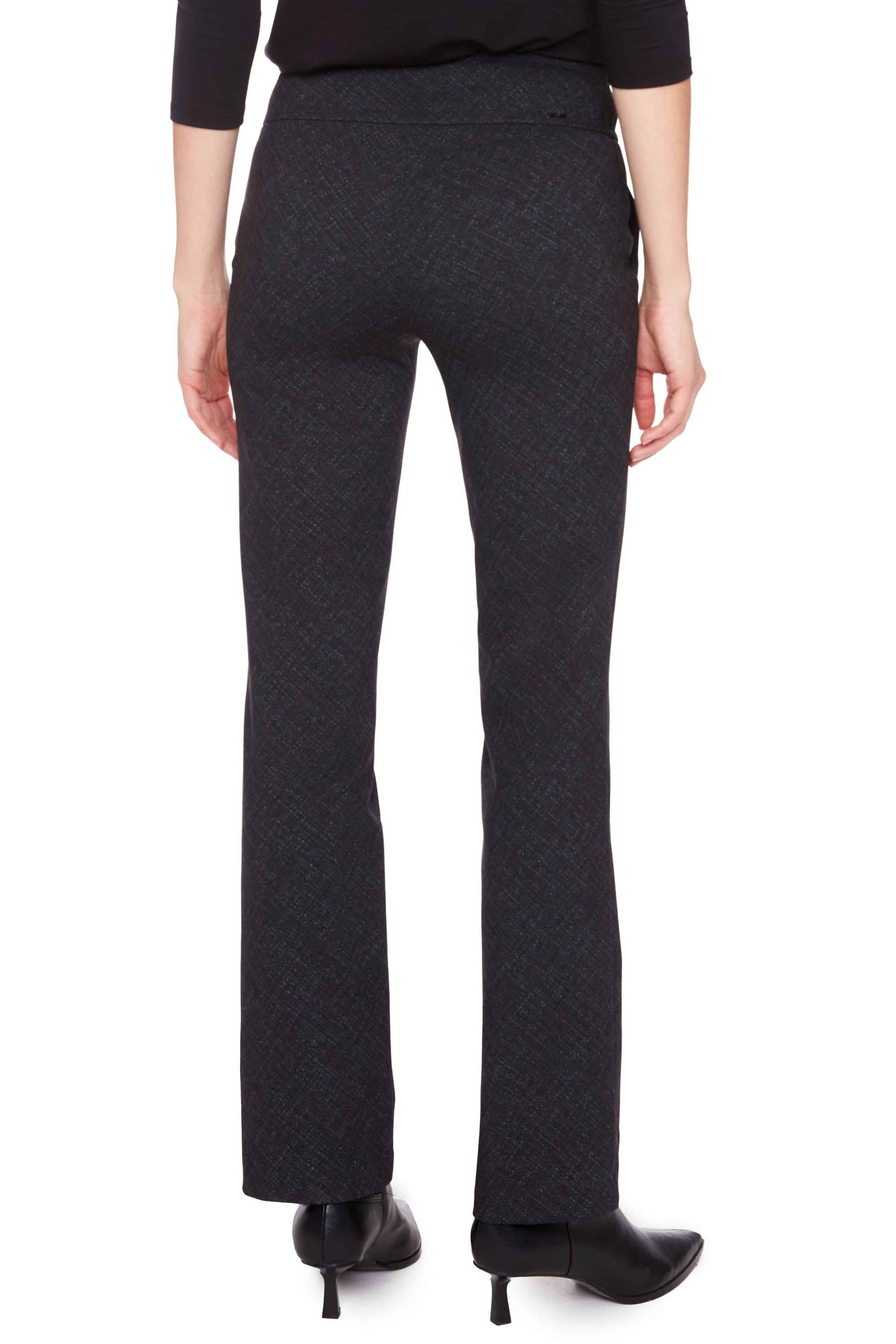 UP! PANT- WOMEN'S CHAR PRINT HEAVY PONTE BOOTCUT PANT