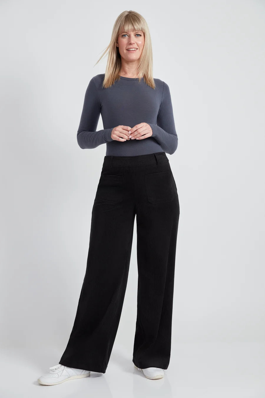 UP! - WOMEN'S WIDE LEG PANT WITH POCKET