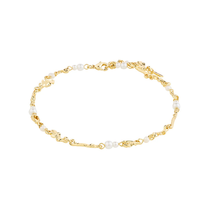 PILGRIM - SLOAN ANKLE CHAIN GOLD-PLATED
