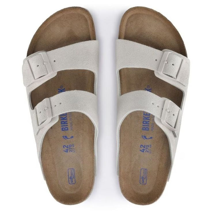 BIRKENSTOCK- ARIZONA SOFT FOOTBED SUEDE LEATHER SANDAL