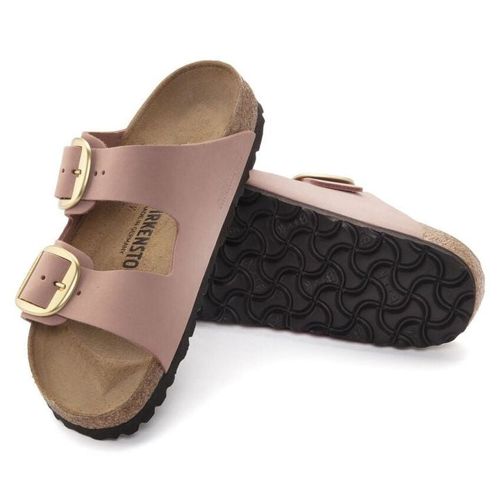 BIRKENSTOCK- ARIZONA BIG BUCKLE NUBUCK LEATHER SANDAL