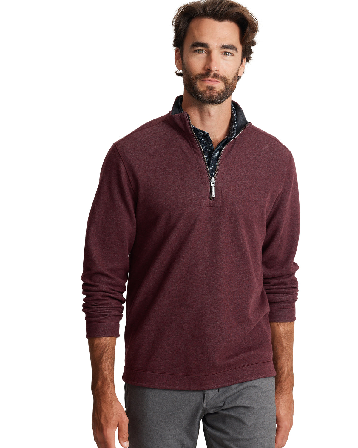 TOMMY BAHAMA - MEN'S FLIP VIEW HALF ZIP SWEATER