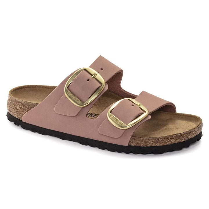 BIRKENSTOCK- ARIZONA BIG BUCKLE NUBUCK LEATHER SANDAL