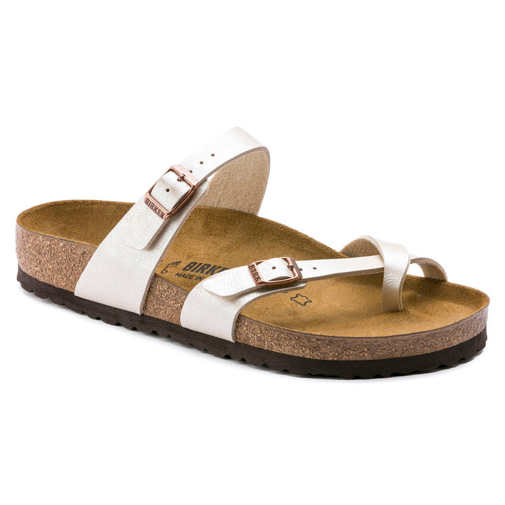 BIRKENSTOCK- UNISEX MAYARI SANDAL PEARL WHITE