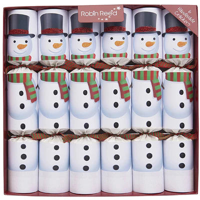 ROBIN REED- RACING SNOWMEN CHRISTMAS CRACKERS