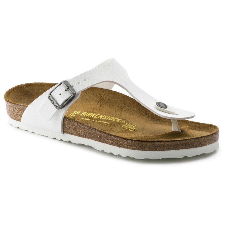 BIRKENSTOCK- UNISEX GIZEH BIRKO-FLOR SANDAL WHITE