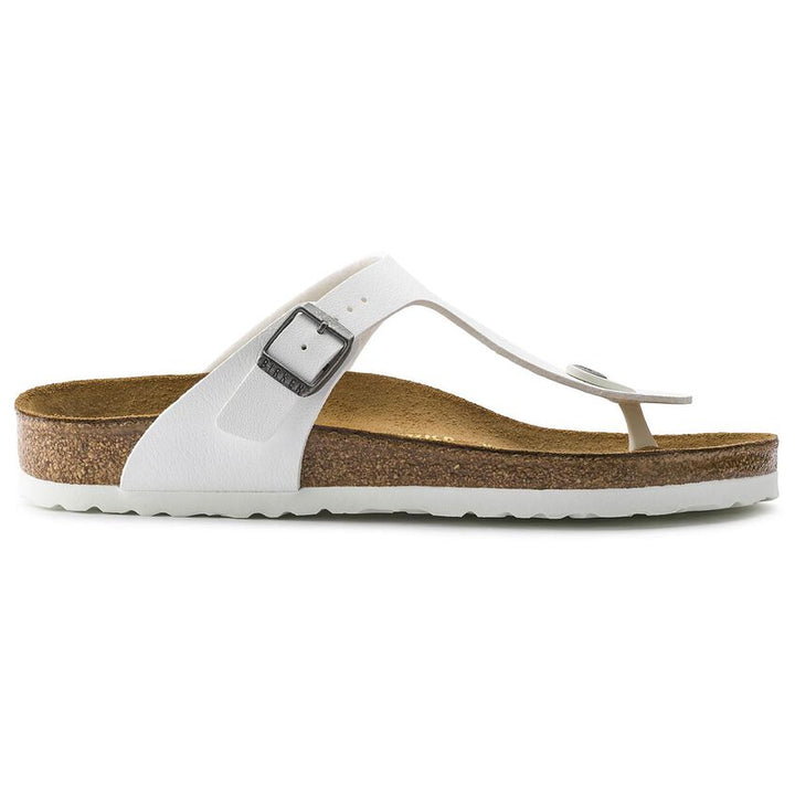 BIRKENSTOCK- UNISEX GIZEH BIRKO-FLOR SANDAL WHITE