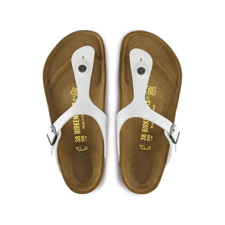 BIRKENSTOCK- UNISEX GIZEH BIRKO-FLOR SANDAL WHITE