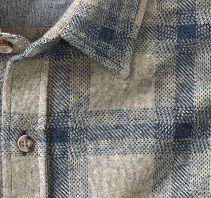 JOHNSTON & MURPHY - MENS PLAID BUTTON SHIRT