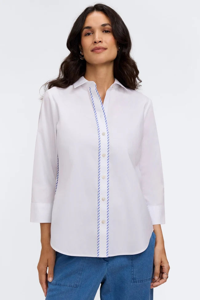 FOXCROFT - WOMEN'S MARGIE 3/4 SLEEVE SHIRT