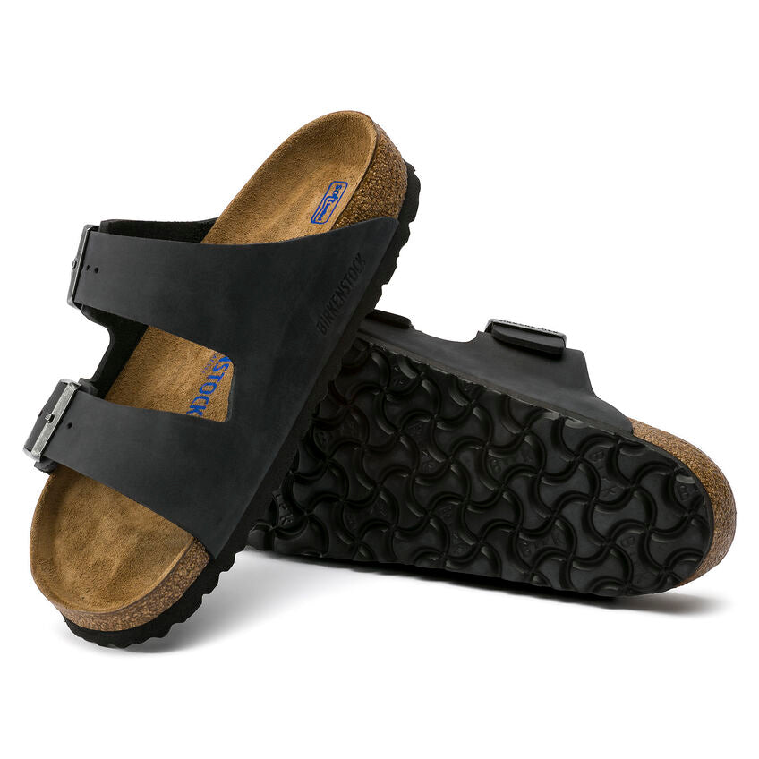 BIRKENSTOCK- ARIZONA SOFT FOOTBED OILED LEATHER SANDAL