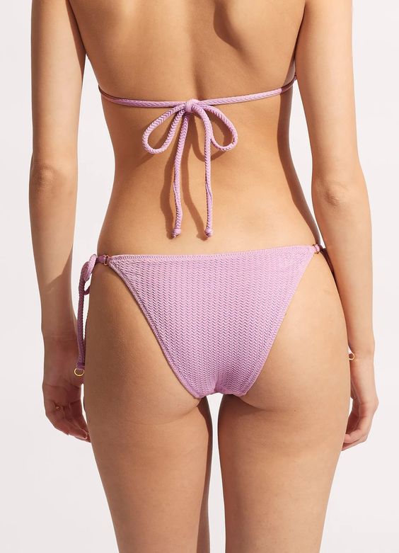 SEAFOLLY- LADIES SEA DIVE TIE SIDE RIP SWIM BOTTOM 