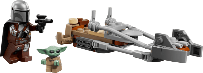 LEGO - 75436 - STAR WARS - THE MANDALORIAN & GROGU'S SPEEDER BIKE - 58PCS - S26