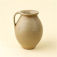 INDABA - RHODES PITCHER VASE L, REACTIVE BROWN