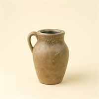 INDABA - RHODES PITCHER VASE S, REACTIVE BROWN
