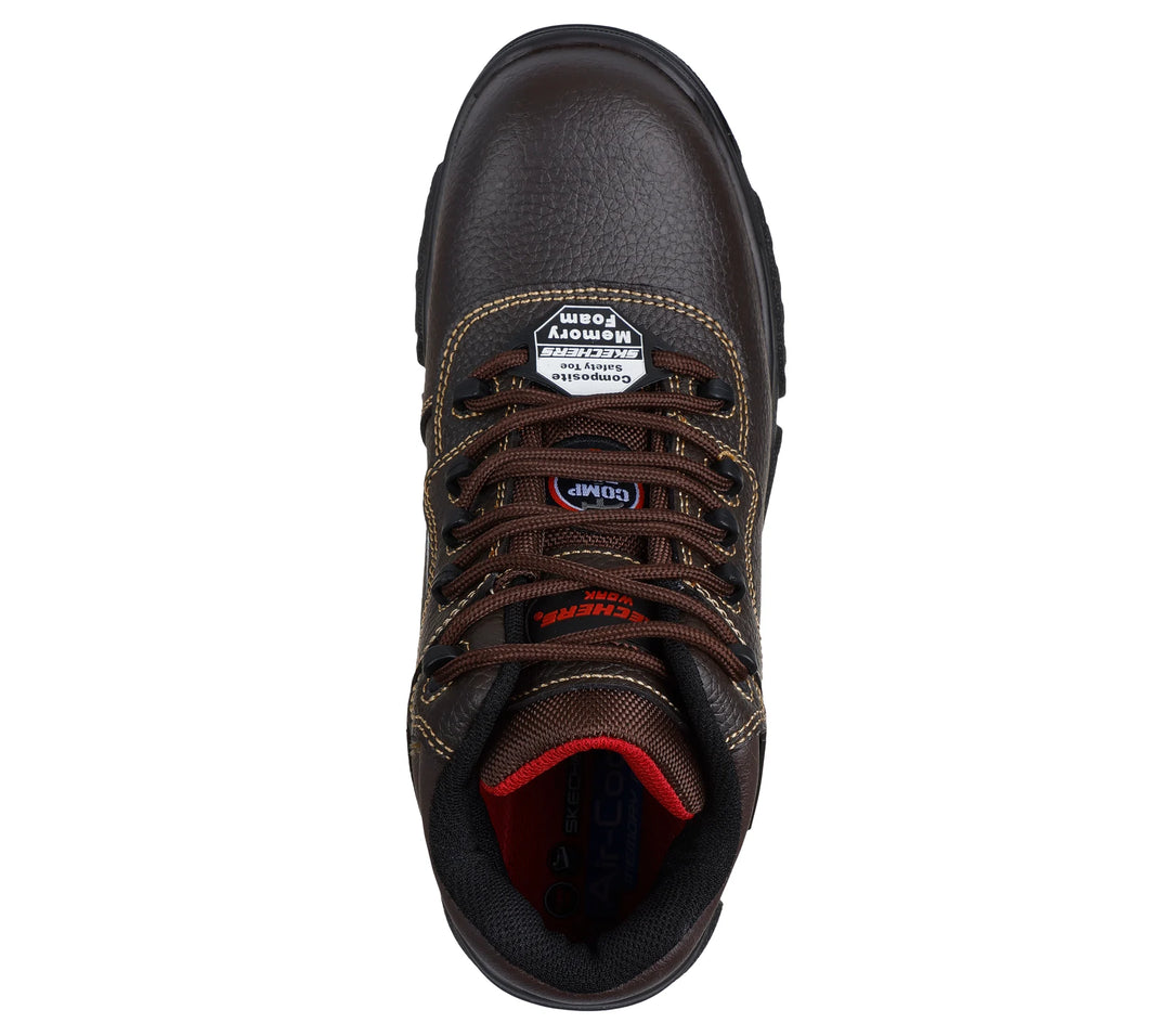 SKECHERS- MEN'S  BURGIN-SOSDER COMP TOE WORK BOOT