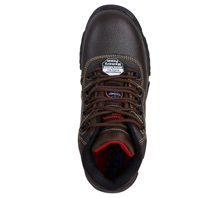 SKECHERS- MEN'S  BURGIN-SOSDER COMP TOE WORK BOOT