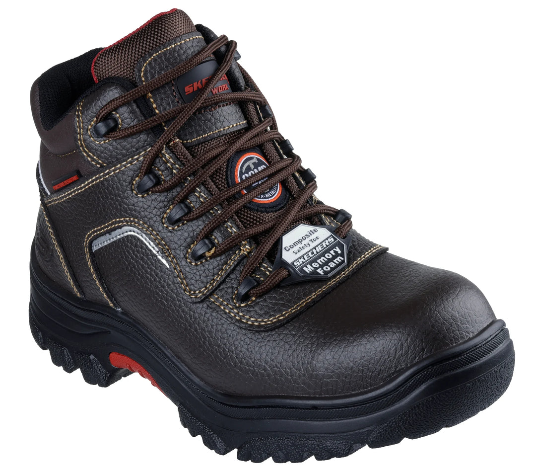 SKECHERS- MEN'S  BURGIN-SOSDER COMP TOE WORK BOOT