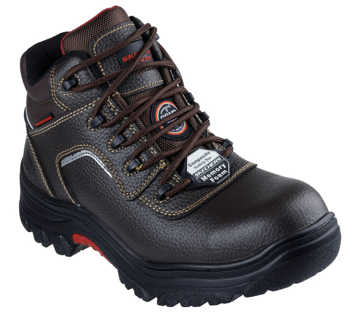 SKECHERS- MEN'S  BURGIN-SOSDER COMP TOE WORK BOOT