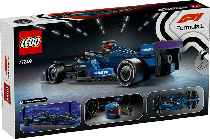 LEGO - 77249 - SPEED CHAMPIONS - WILLIAM
RACING FW46 F1 RACE CAR - 263PCS